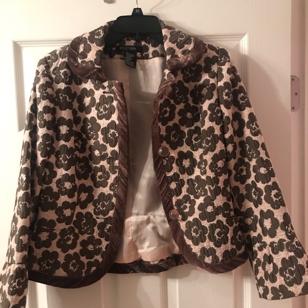 ECTETERA New Blazer- floral pattern!